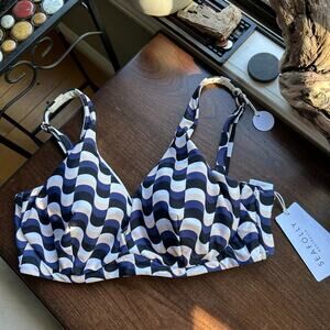 Sea Folly Modern Take DD Triangle Bikini Top size 14